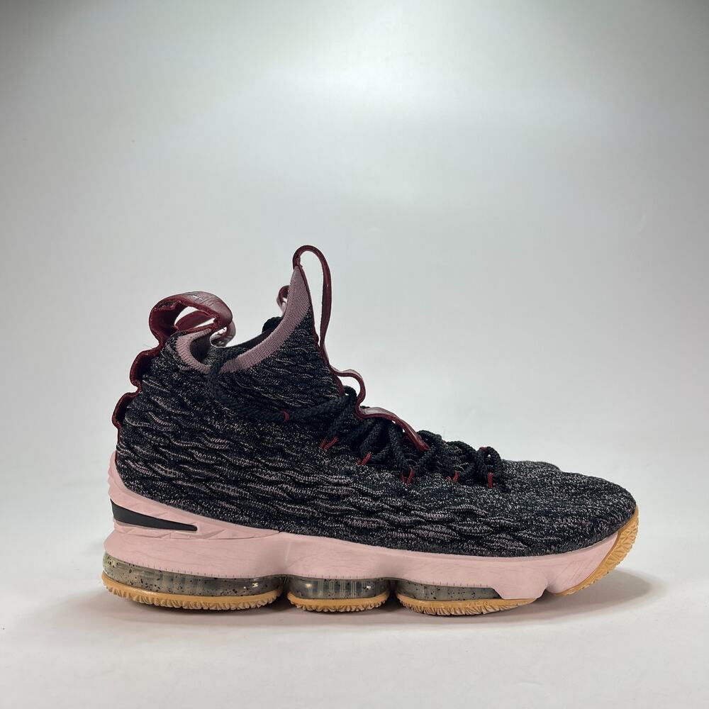 Nike LeBron 15 Ashes Black White Basketball Shoes 897648-003 Men's Size 10.5